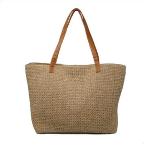 Plain Juco Bag - Jute Material, Various Sizes Available, Brown Color | Durable Design for Shopping Use