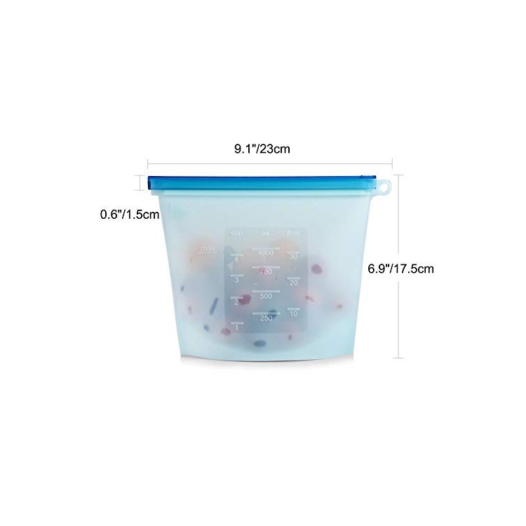 Silicone Airtight Food Storage Fridge Bag