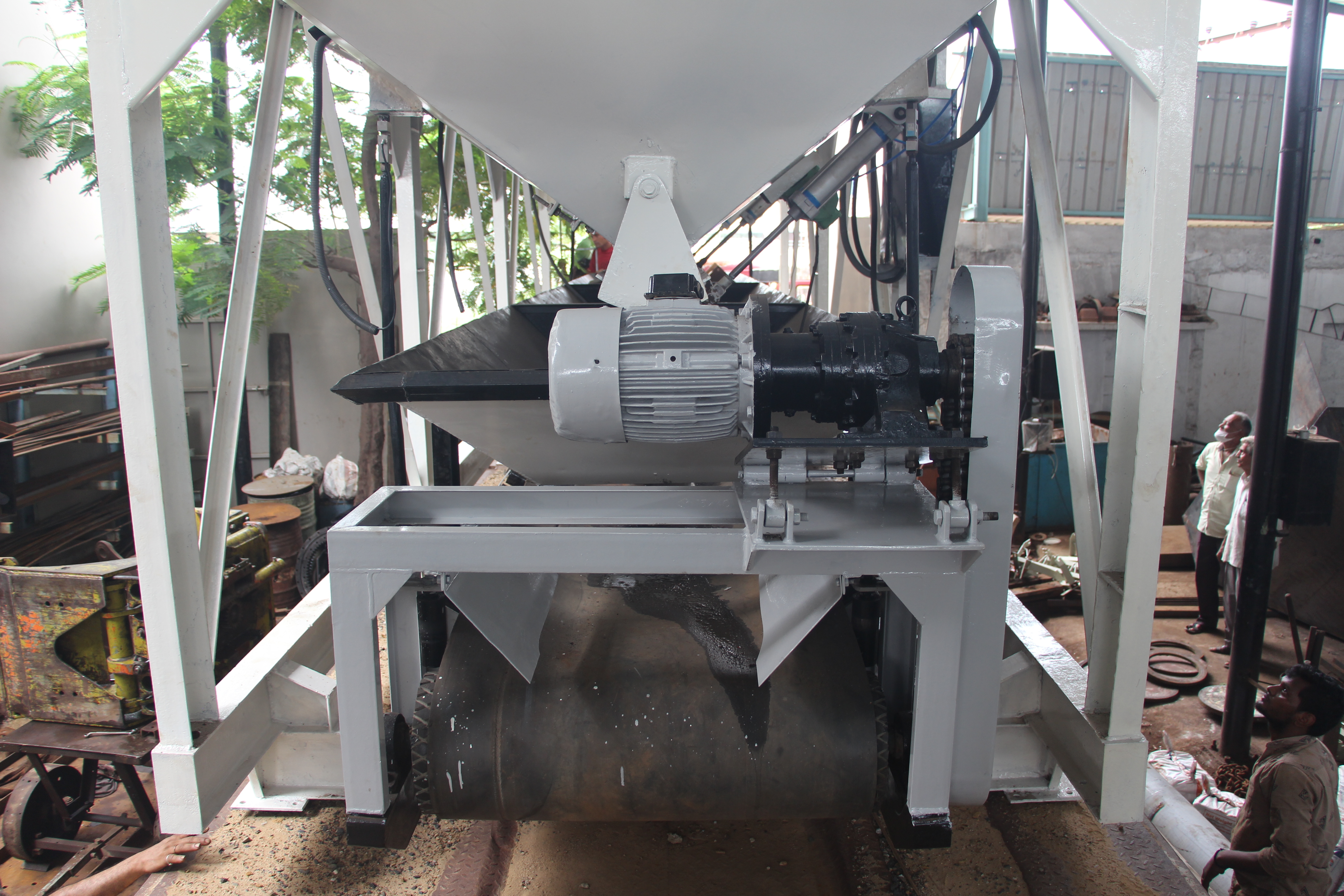 Concrete Batching Plant - Steel Frame, 380v-440v, High-precision Batching | Automated Controls, Dust-proof Sealing, Heavy-duty Structure
