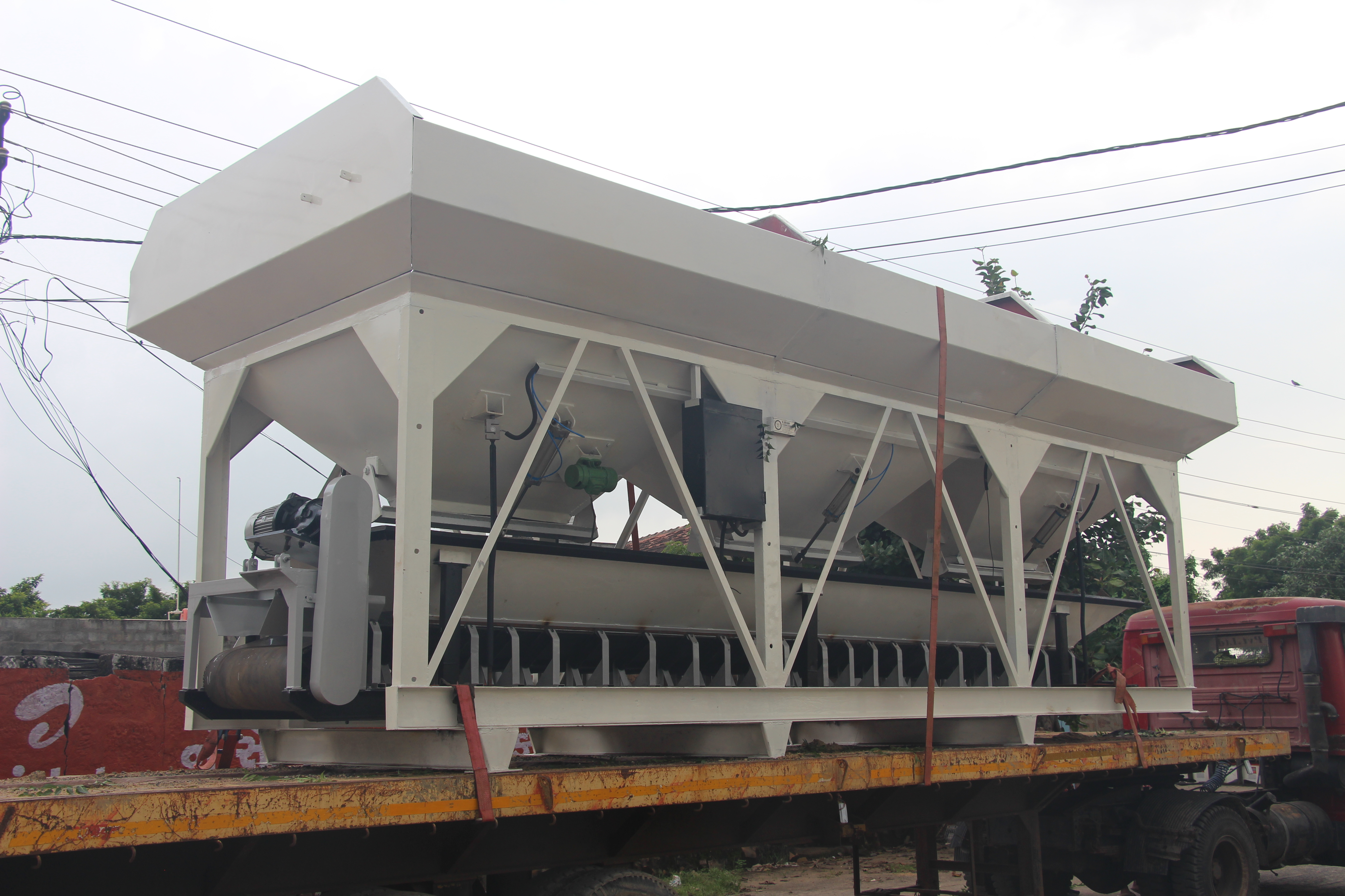Concrete Batching Plant - Steel Frame, 380v-440v, High-precision Batching | Automated Controls, Dust-proof Sealing, Heavy-duty Structure