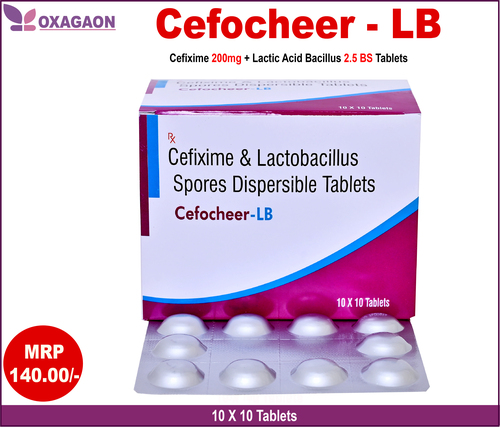 Cefixime And Lactic Acid Bacillus Tablets Normal Temperature
