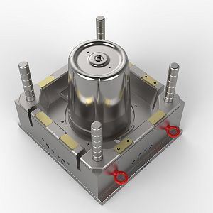 Plastic Kitchen Trash Bin Mould Cavity: 1 Cavity