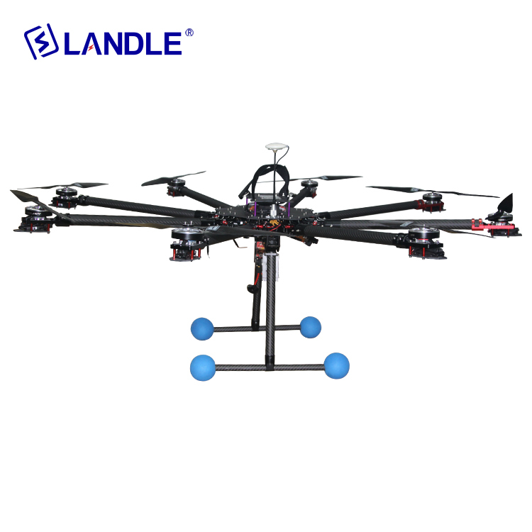 Hypld-8 Powerline Drone - Carbon Fiber & Aluminum, 5kg Lightweight Design | Waterproof, Gps Technology, Optimized For Outdoor Power Line Stringing
