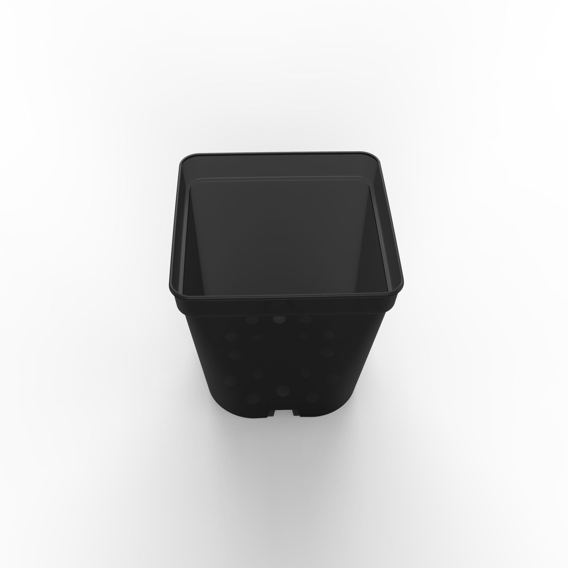 Square Flower Pot Mould - Pp Material, 16x16x16cm Size | 1 Cavity, Hot Runner Point Gate, Precision-machined For Optimal Cooling Efficiency
