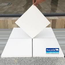 Heat Reflective Tiles - Natural Minerals, 250mm X 250mm, White | Square Shape, Low Thermal Conductivity, Acid-resistant, Heat Insulation
