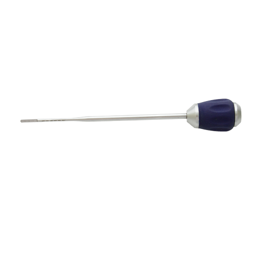 Silver And Purple Flat Probe