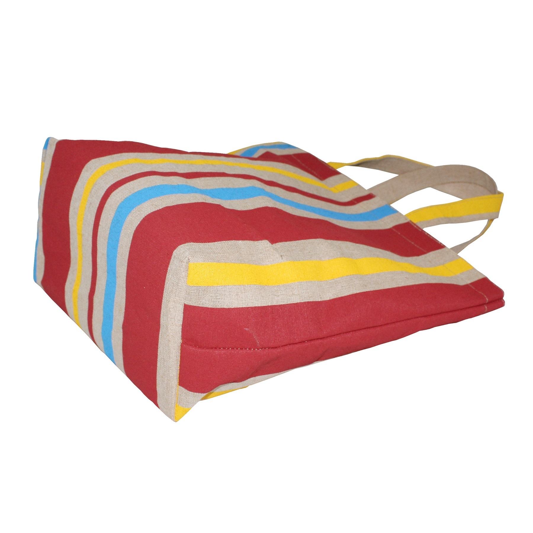 Laminated Juco Fabric Tote Bag With Juco Handle Capacity: 10 Kgs Kg/day