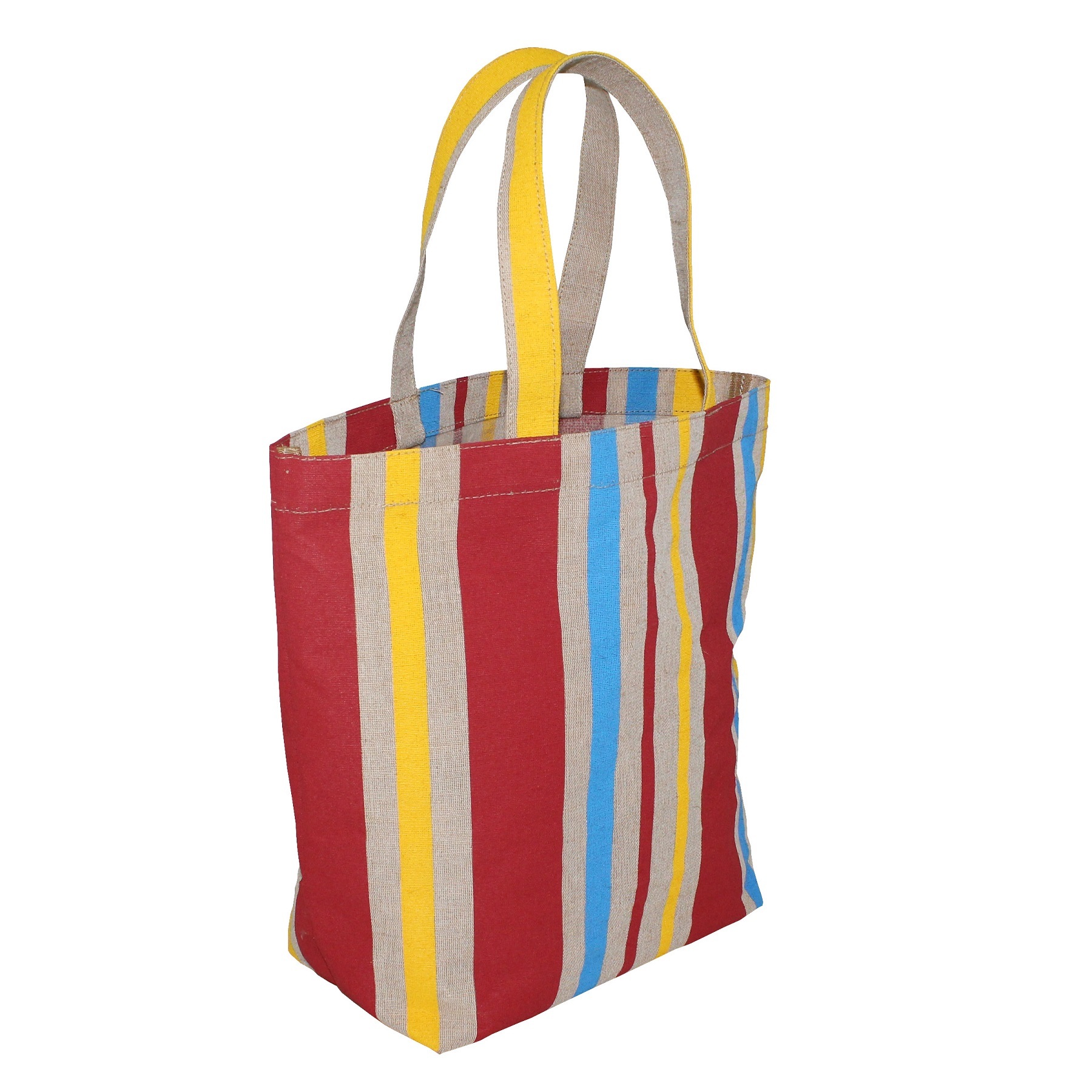 Laminated Juco Fabric Tote Bag With Juco Handle Capacity: 10 Kgs Kg/day