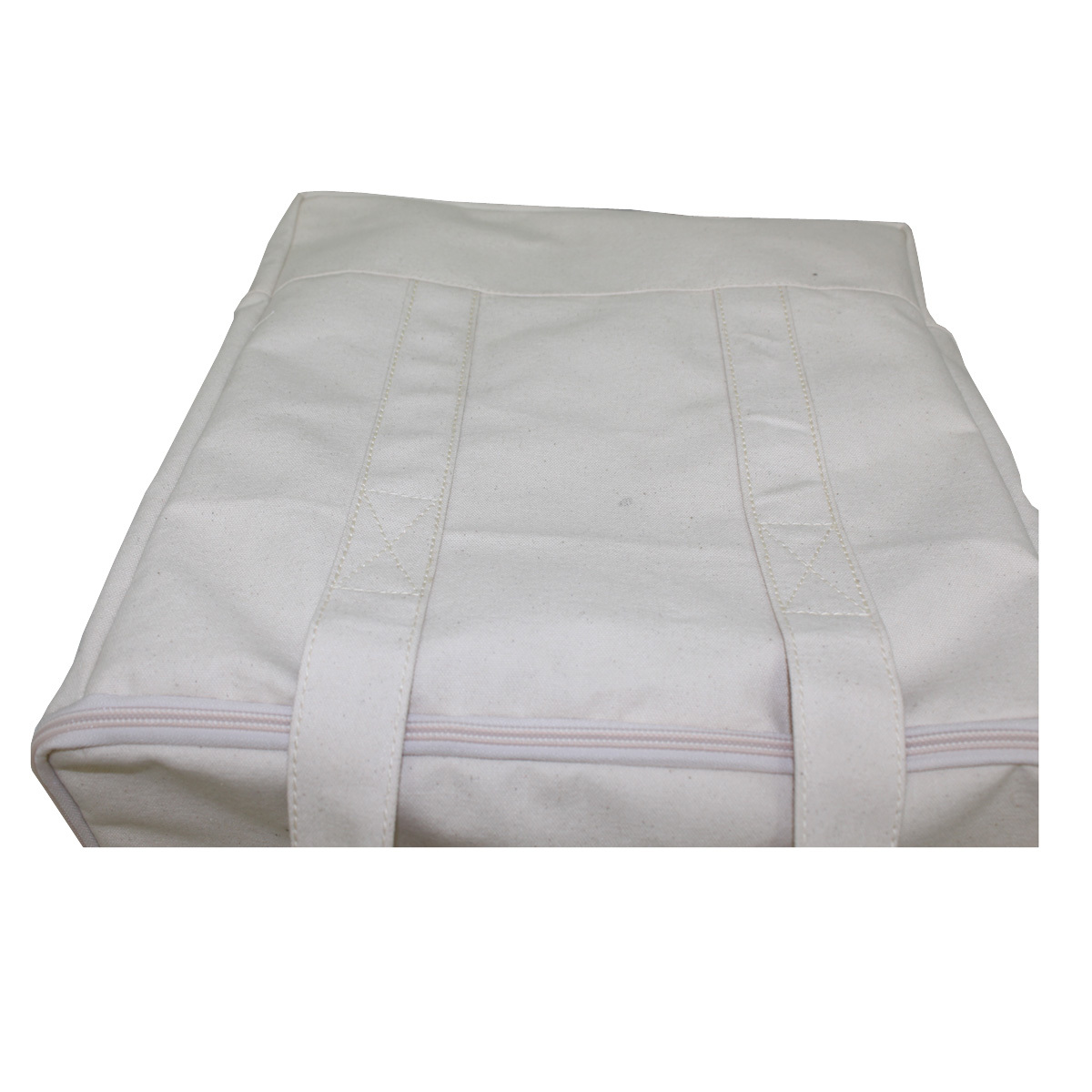 12 Oz Natural Canvas Cooler Bag With Inside Pe Foam Insulator Polyester Lining Capacity: 4 Bottle Pcs/min