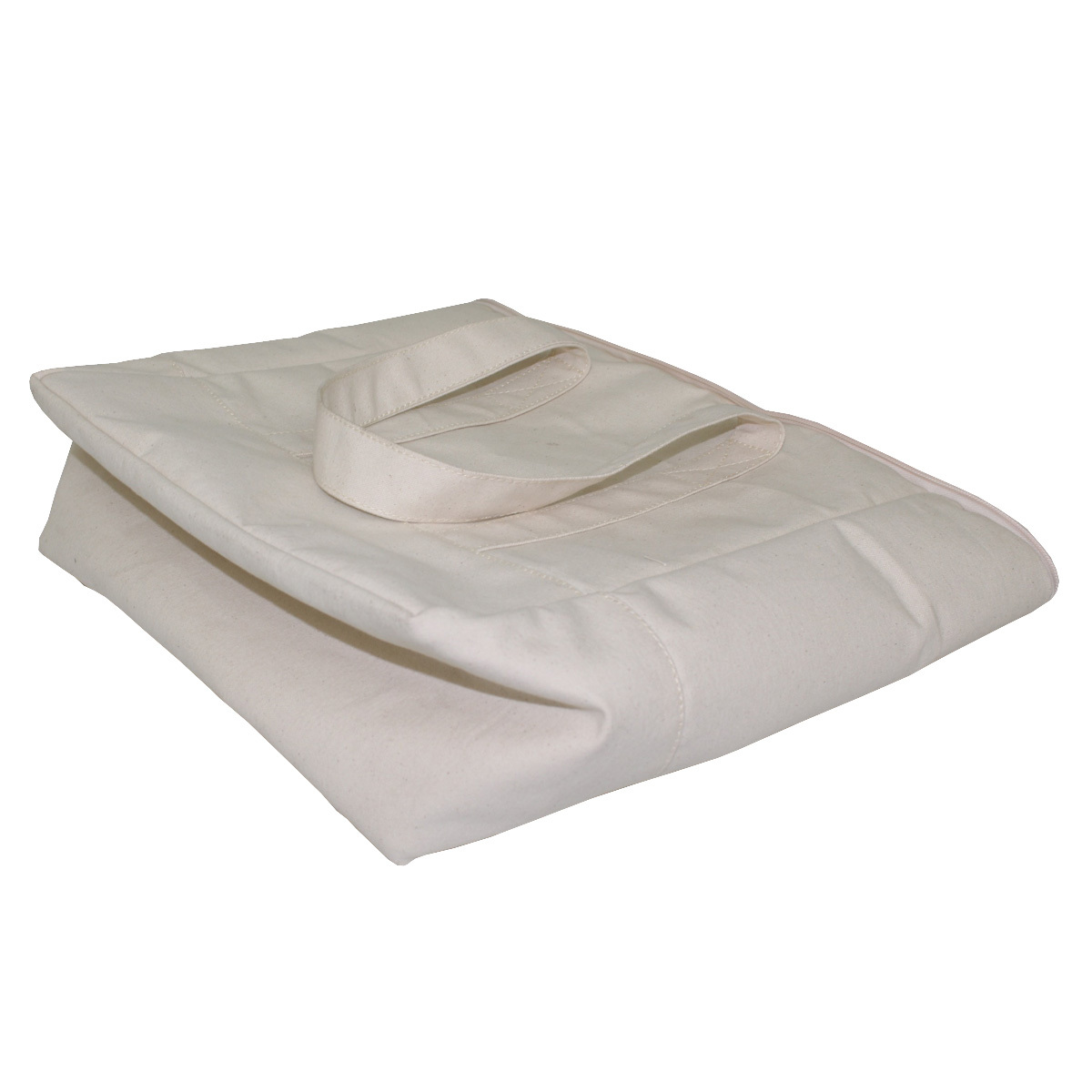 12 Oz Natural Canvas Cooler Bag With Inside Pe Foam Insulator Polyester Lining Capacity: 4 Bottle Pcs/min