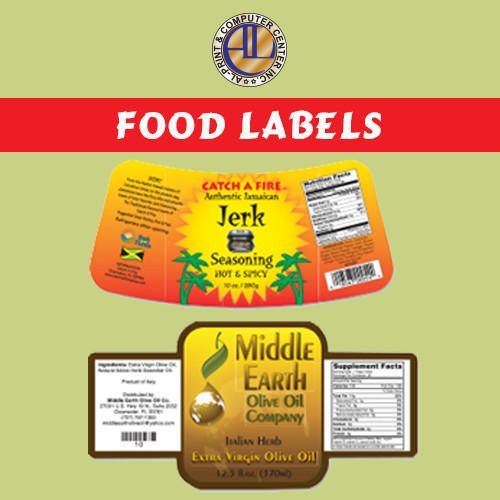 As Required Food Labels