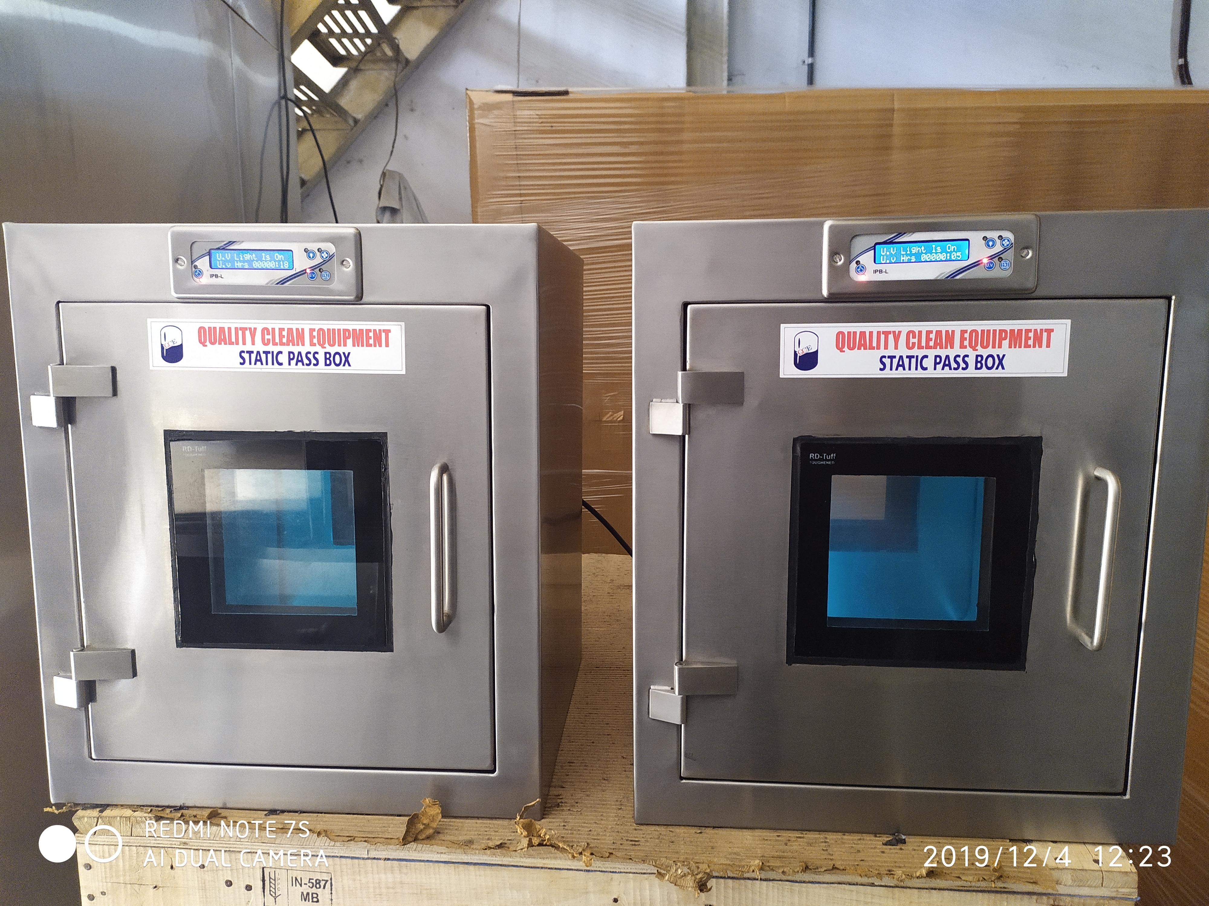 Clean Room Pass Box - Stainless Steel 304, Uv & Led Lighting | Automatic Operation, Corrosion Resistant, Easy Installation & Maintenance
