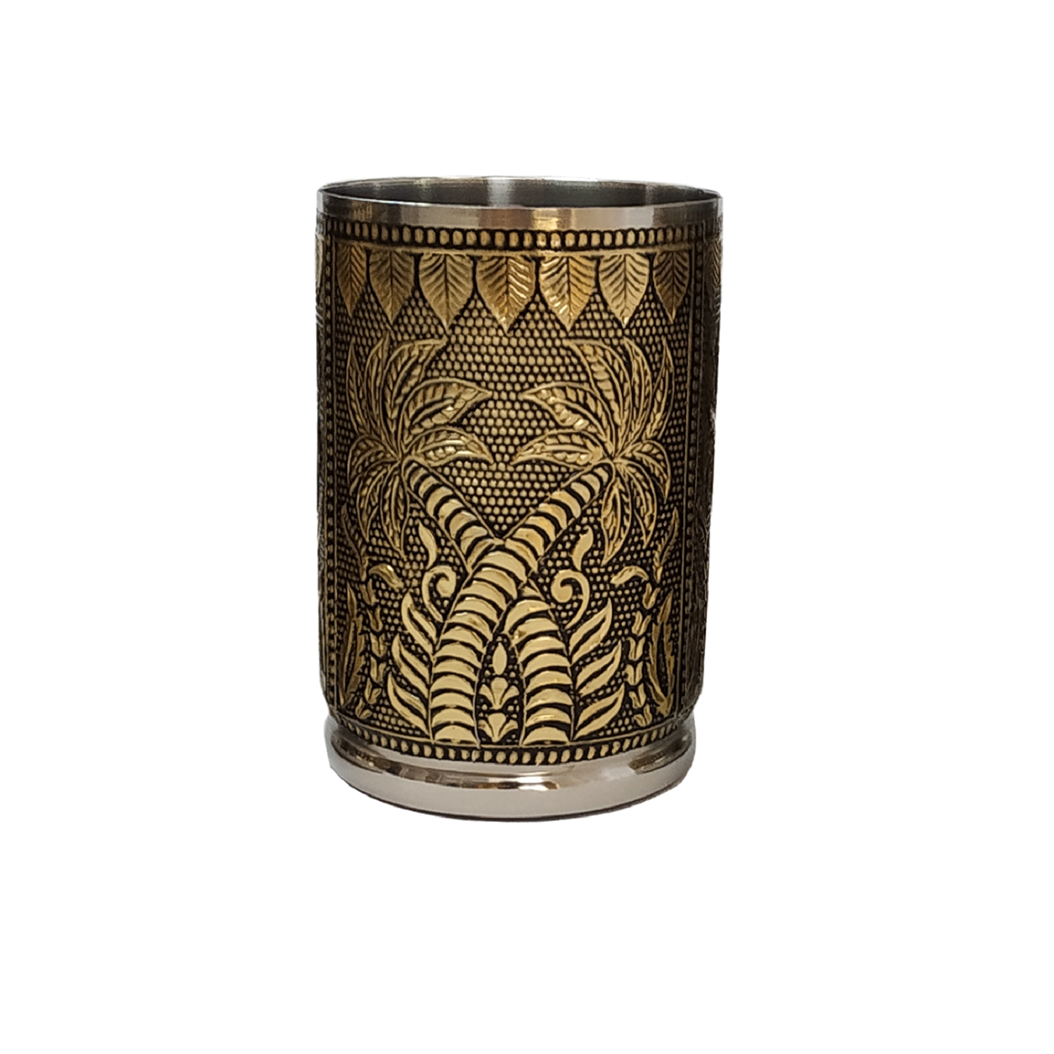 Designer Handcraft Stainless Gold Glass