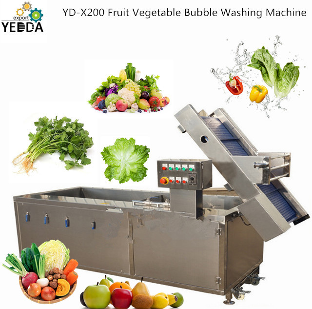 Automatic Fruit Vegetable Bubble Ozone Washing Machine Capacity: 500-1000 Kg/hr