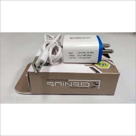 Mobile Charger - Single USB Port 2.5Amp Fast Charging, Over Voltage & Over Current Protection, 1 Year Warranty, Includes 1m 2Amp Micro USB Cable