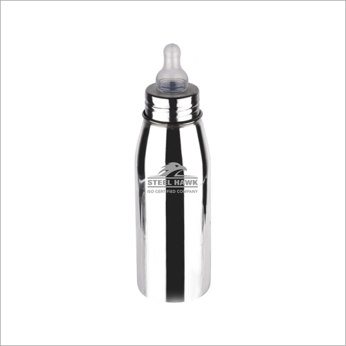 Silver Baby Ss Milk Bottle