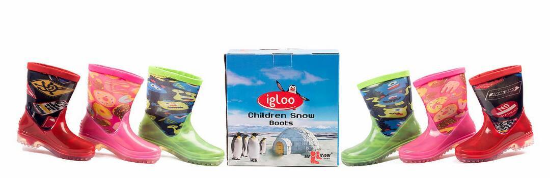 Pink Igloo Kids Gumboot