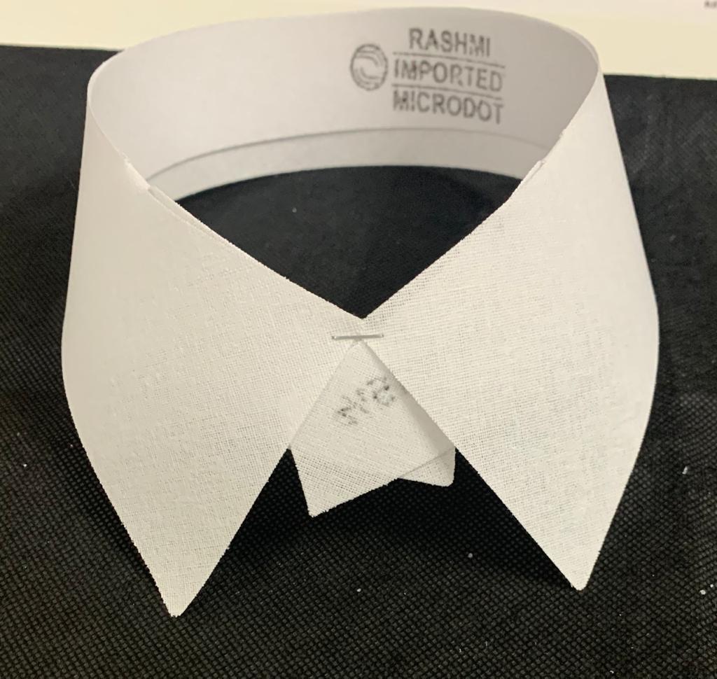 White/black Long Collar