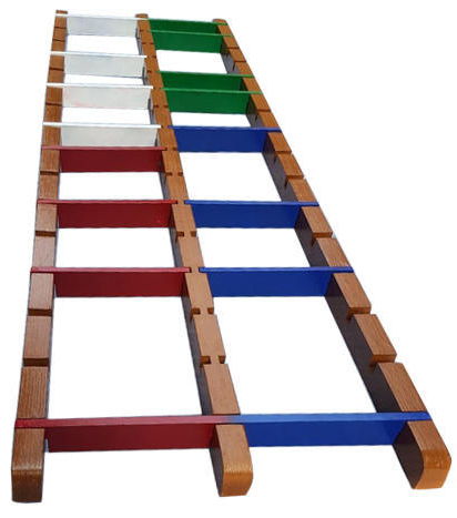 Imi-1483 Slanted Walking Balance Board - Hardwood, 70" X 12" , Adjustable Slant Angles Of 15â°/30â°/45â°, Nonslip Tread, Suitable For All Ages