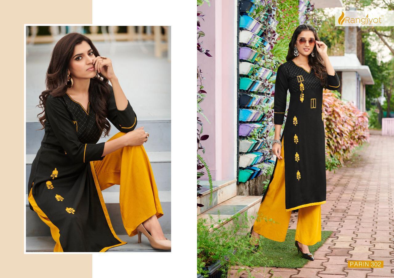 Parin Vol-3 Rayon Slub Kurti Wholeseller - Color: As Per Catalog