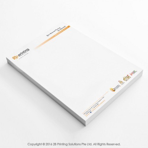 Letterheads Printing Services - Customizable Shapes, Designed As Required | Vibrant Colors To Match Your Brand Identity