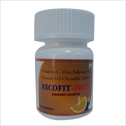 Vitamin C Zinc Sulphate and Vitamin D3 Chewable Tablets
