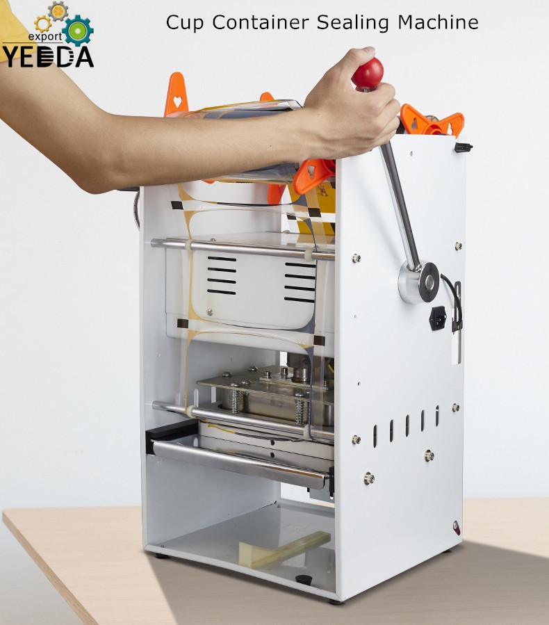 Fast Food Container Sealing Machine - 140x142mm Sealing Size, 400-500 Pcs/h Capacity, Stainless Steel, Automatic, Durable & Rust Proof Design, Computerized Control System