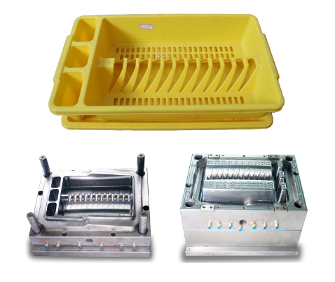 Plastic Dish Rack Injection Mold Cavity: 1 Cavity