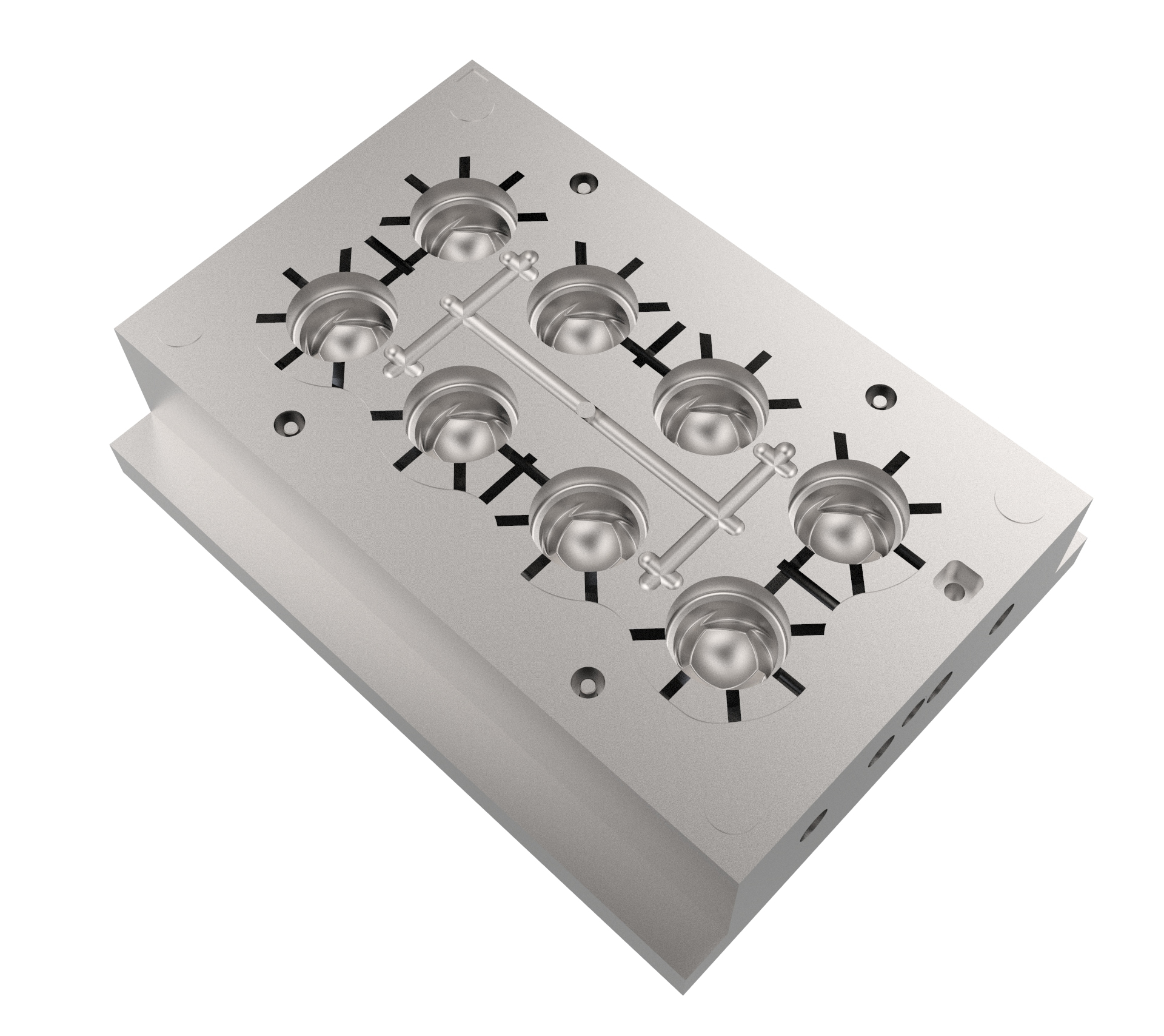 Plastic Injection Bakery Cooking Mold - Steel, 8 Cavity, Mould Life 500,000-3,000,000 Shots | Multi-cavity, Precision Mould Design, Fast Global Delivery