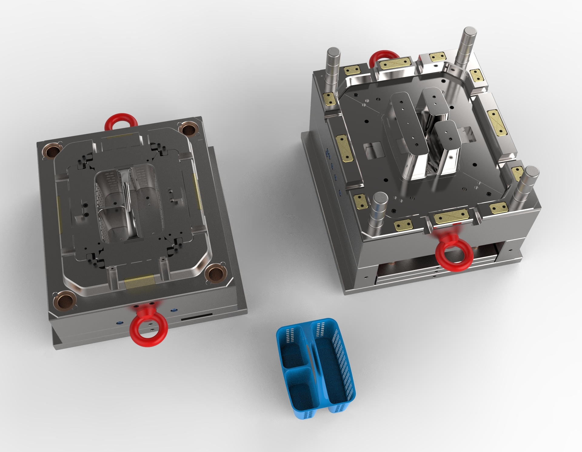 Plastic Dish Rack Mould Cavity: 4 Cavity