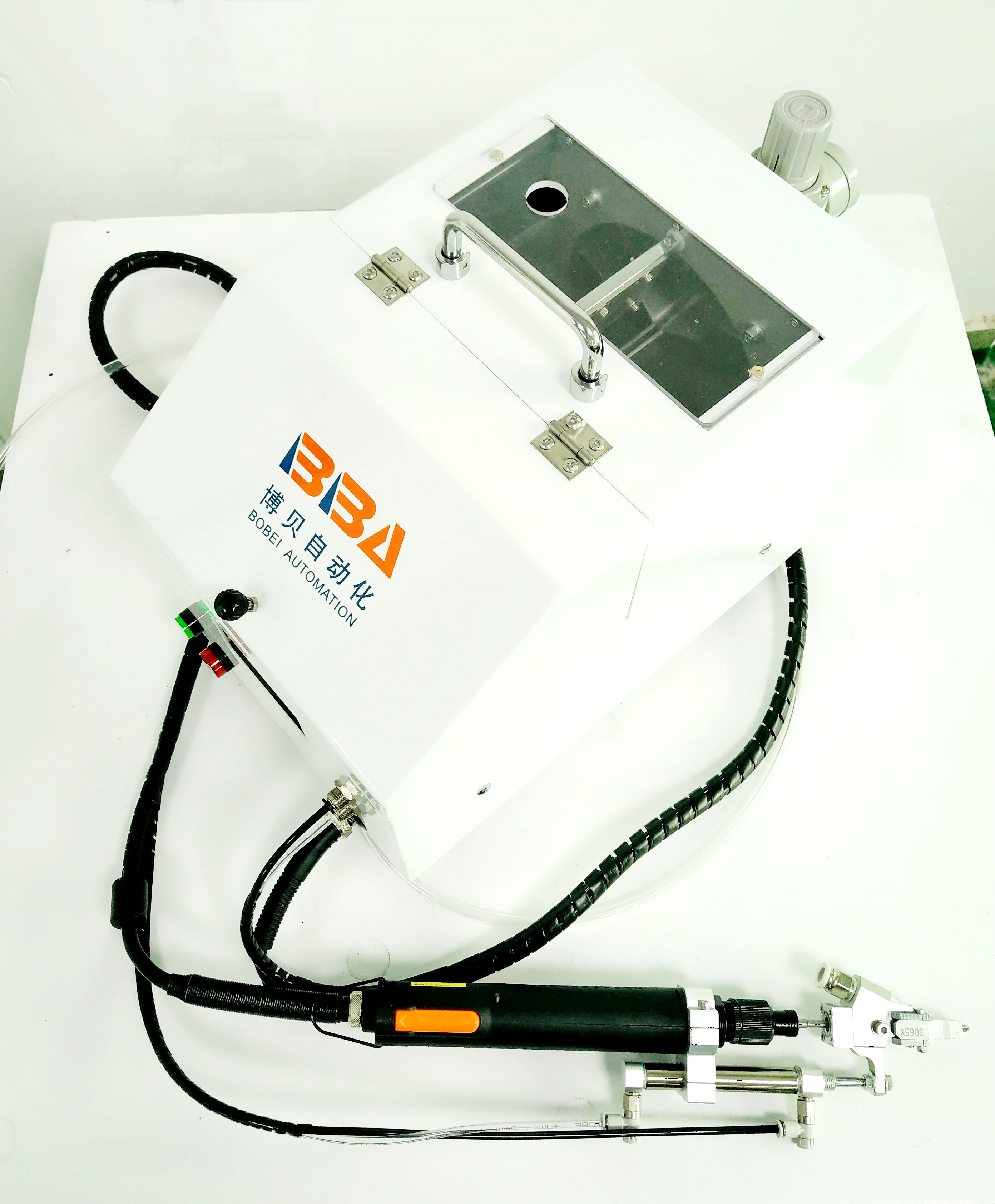 High-efficiency Pneumatic Handheld Screwdriver - 350x400x200 Mm, Silver | Automatic Screw Feeding, Precise Torque Adjustment, 60-80 Screws/min