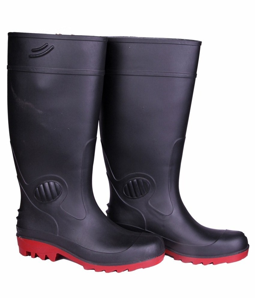 Black & Red Hillson Dragon Gumboots