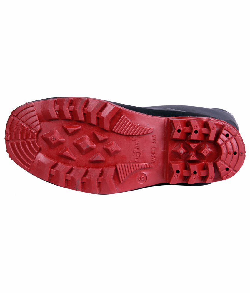 Black & Red Hillson Dragon Gumboots