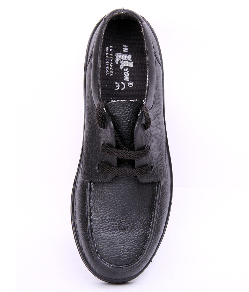 Hillson Discovery - Soft Pvc Construction Gear | Men's 6-10 Black Washable Work Boots, Bruise-resistant Fabric Binding