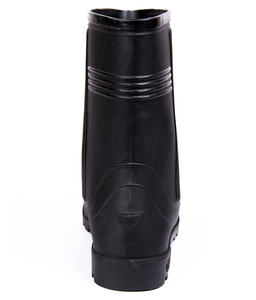 Hillson Hitter Boots - Pvc Upper, Pvc Insole, Pvc Outsole, Size 6*10, Black | Designed For Men, Versatile Toe Style, Durable Footwear