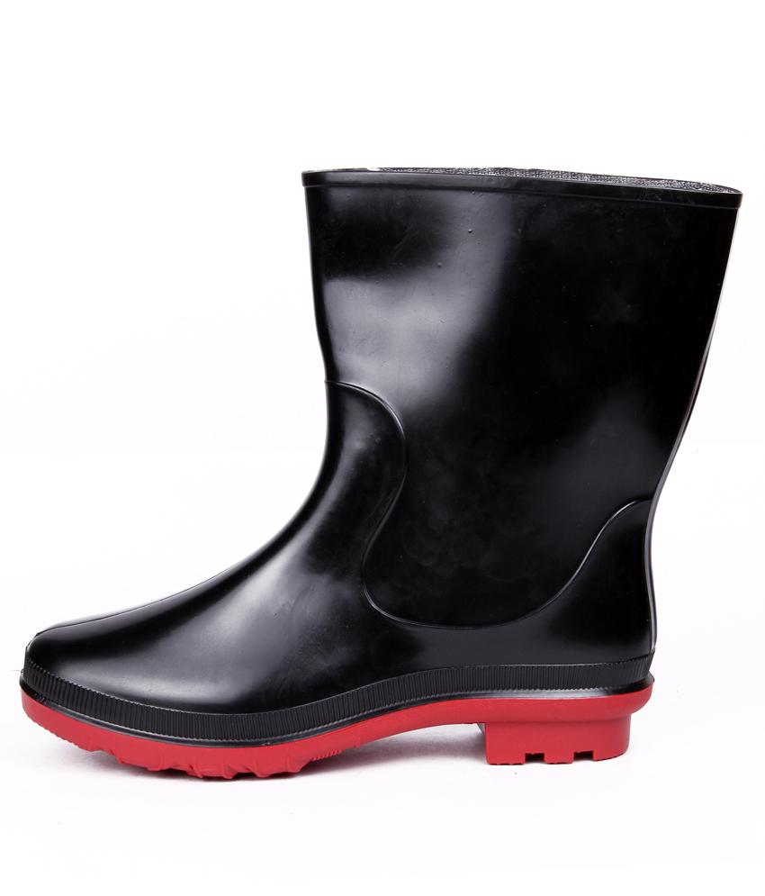 Hillson Don Red - Pvc Upper, Pvc Insole, Pvc Outsole, Size 5-9 | Black Color, Men's Footwear For Comfort And Style