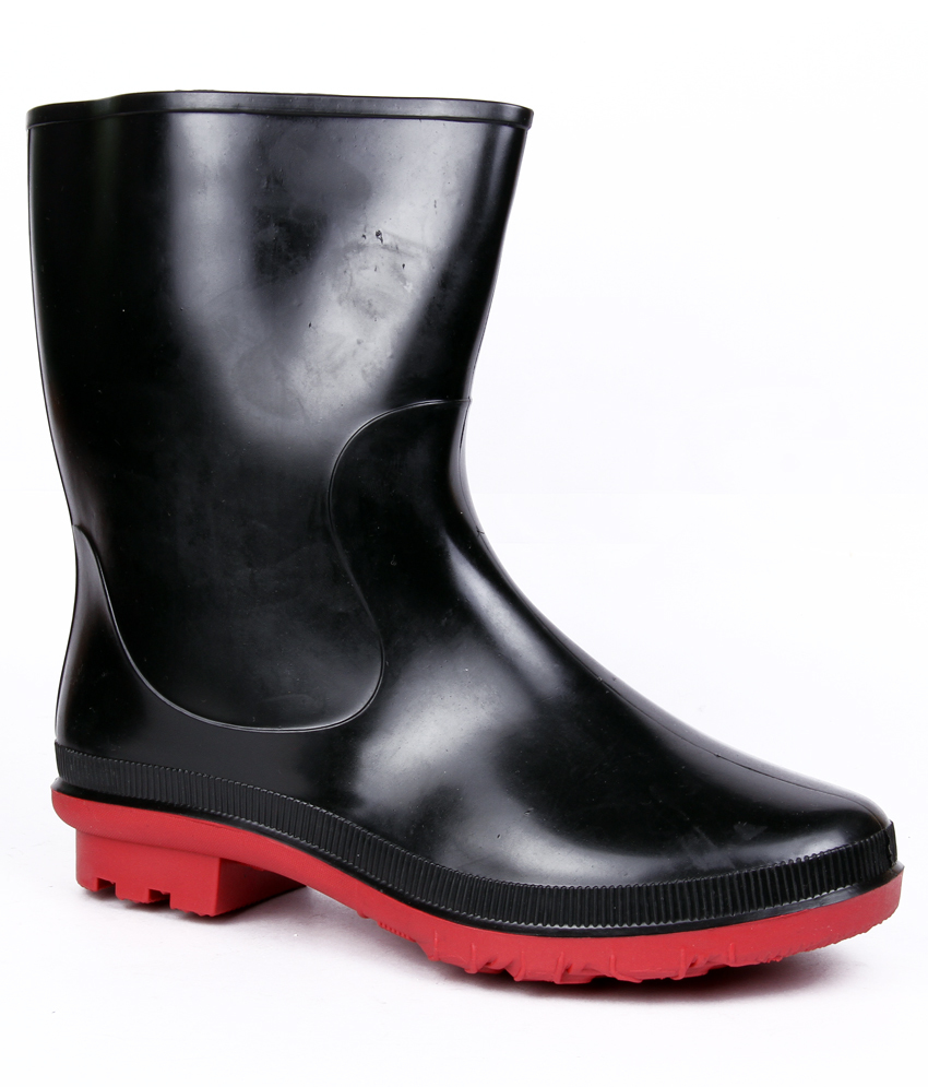 Hillson Don Red - Pvc Upper, Pvc Insole, Pvc Outsole, Size 5-9 | Black Color, Men's Footwear For Comfort And Style