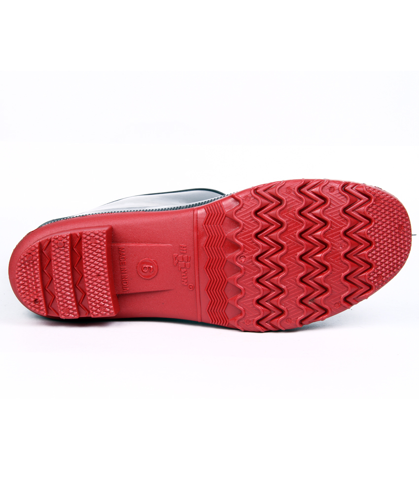 Hillson Don Red - Pvc Upper, Pvc Insole, Pvc Outsole, Size 5-9 | Black Color, Men's Footwear For Comfort And Style