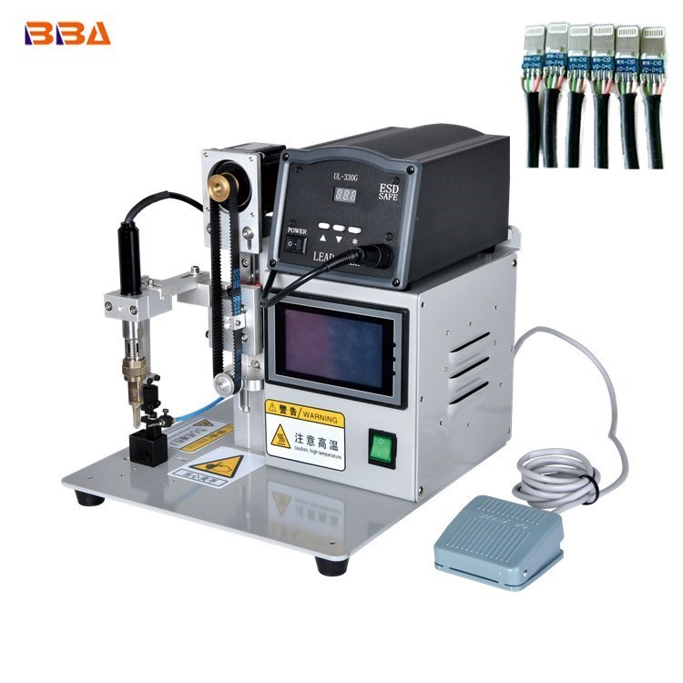 Silver Solder Wire Foot Switch Automatically Tin Soldering Machine