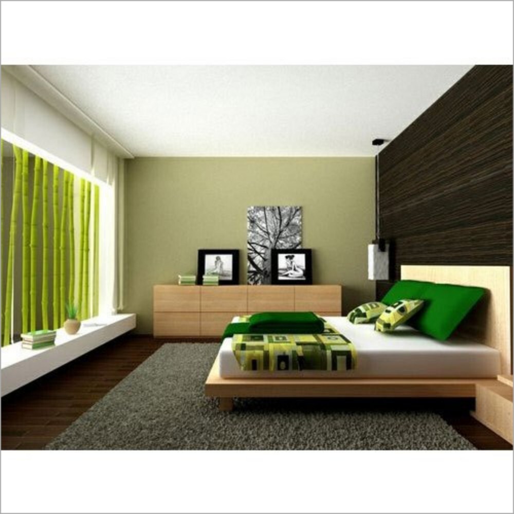 Modern Wooden Bed - Feature: Eco-Friendly
