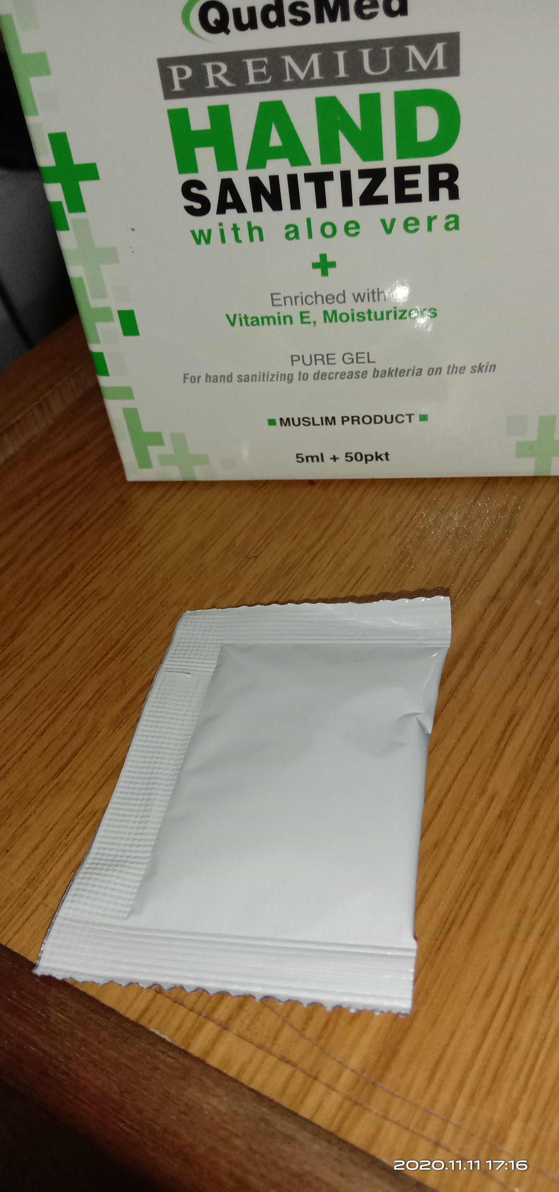 Portable Pure Gel Hand Sanitizer