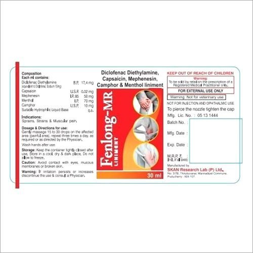Pharmaceuticals Labels - Pvc Material, Custom Shapes & Colors | Designed For Promotional Use With Style As Required