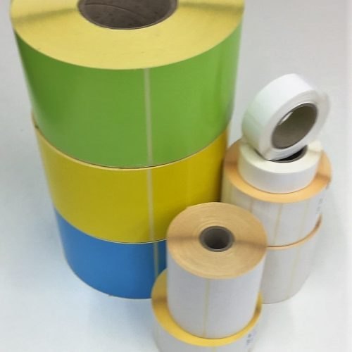 Plain Labels - Paper Material, Custom Shapes Available | Solvent Adhesive, Excellent Printing Properties, No Printing Design