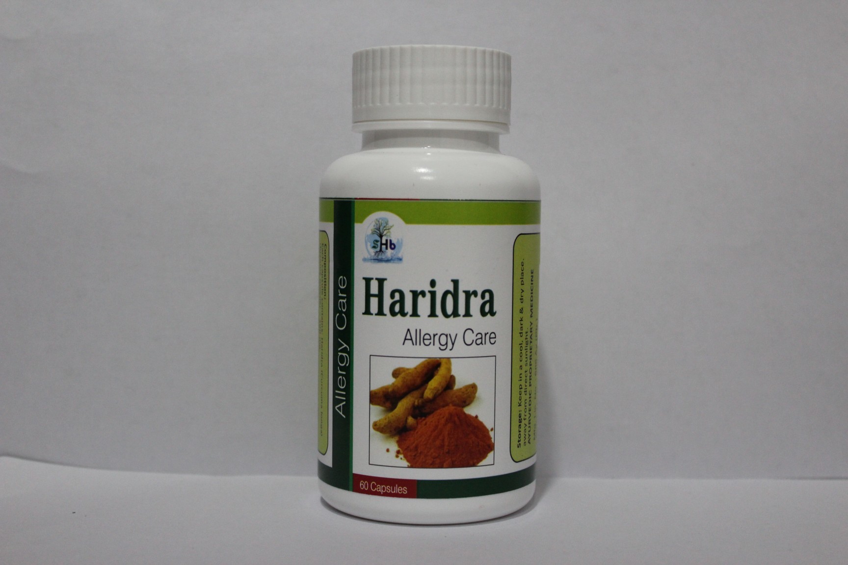 Ayurvedic Haridra Capsule - Anti-inflammatory Antioxidant Properties For Skin Health Allergy Relief & Diabetes Management