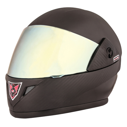 Black Zora Full Face Bike Helmet