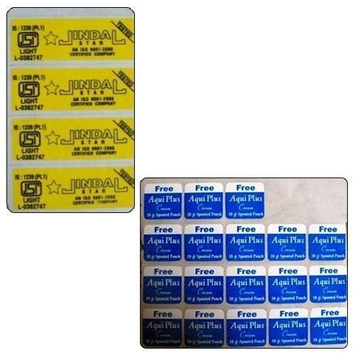 Product Stickers - Custom Shapes & Sizes | Color Options As Required, Ideal For Effective Brand Communication & Promotional Use