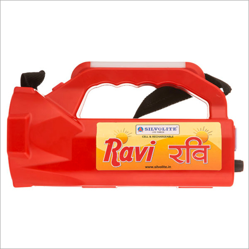 Ravi Rechargeable Led Torch Body Material: Plastic