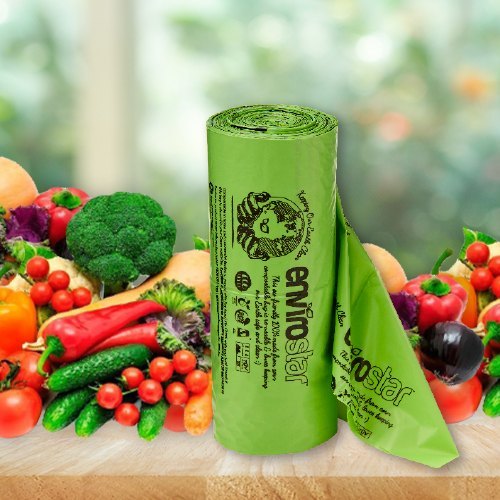 Compostable Bag On Roll - Pvc Material, Customized Sizes, Colors As Required | Plain And Printed Options Available