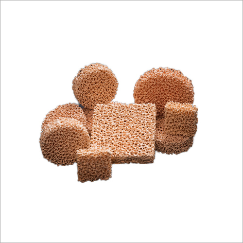 हाई पोरोसिटी ज़िरकोनिया सिरेमिक फोम फ़िल्टर व्यास: 40-500 मिलीमीटर (मिमी)