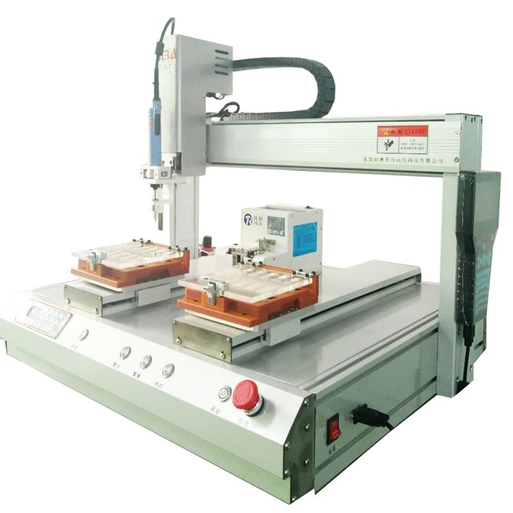 Silver Desktop Automatic Screw Driver Machine With Counting Function Feeding System